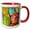 Red/White, variant on 3drose, Frosted Cupcakes, 11oz Magic Transforming Mug