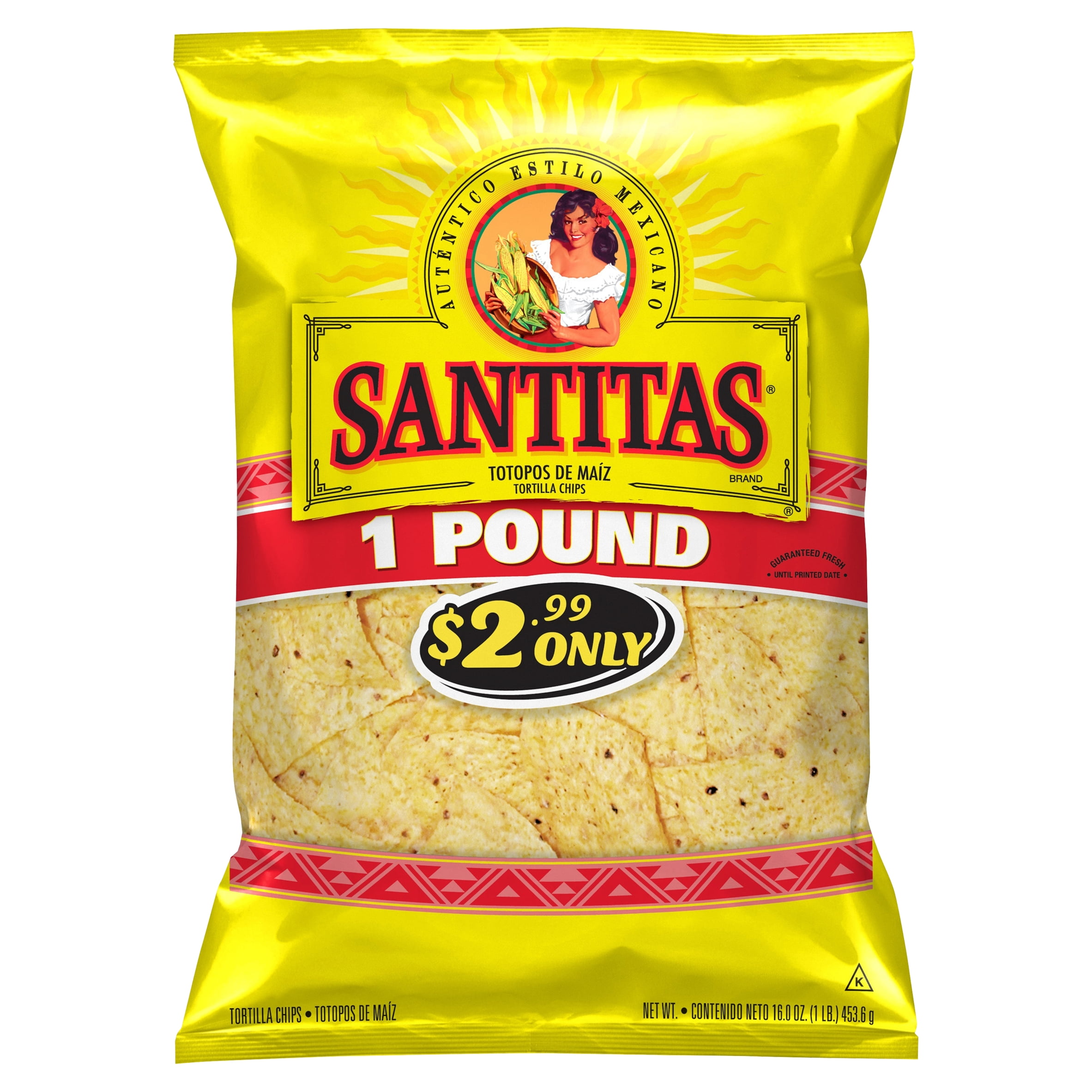 Santitas Tortilla Chips, 16.0 oz