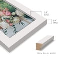 thumbnail image 3 of Modern Real Wood 3.5x5 inch Picture Frame in White, 3 of 8