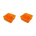 thumbnail image 3 of Kearding Bandeja de Almacenamiento Apilable - Organizador Versátil Para Mantener Artículos Prolijamente Cesta de Almacenamiento Apilable naranja 2Conjunto, 3 of 6