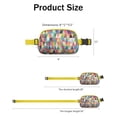 thumbnail image 4 of Modern Aesthetic Fanny Pack – Rainbow Gradient Waist Bag – Stylish Fashion Belt Bag for Chic Adventurers, 4 of 4