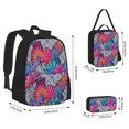 thumbnail image 2 of Balery Tropical Leaves Mochila Escolar 3 en 1 para Niños - Mochila Resistente con Lonchera Térmica y Estuche - Mochila Escolar para Niños y Niñas, 2 of 7
