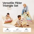 thumbnail image 2 of Juego de escalada Tiny Land Pikler Triangle para niños de 1 a 6 años, 2 of 8