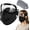 Black, variant on Reusable Carbon Filter Dust Mask with Adjustable Goggles, Anti-UV-5-Layer Filte with 10 Filters, Built for Woodworking