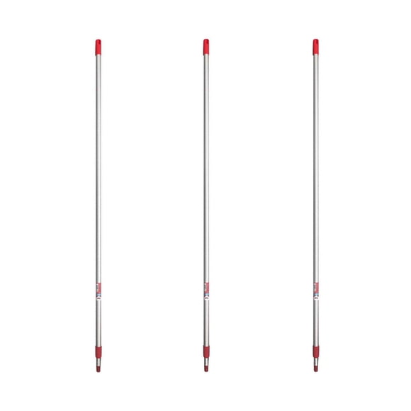 Extension Aluminio Para Rodillo 1.5M a 3M Para Pintura 3Pzs plateado 3m