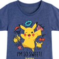 thumbnail image 3 of Pokémon - I'm So Sweet - Youth Girls Short Sleeve Graphic T-Shirt, 3 of 6