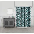 thumbnail image 1 of Hometrends Leaves Fabric Shower Curtain, 1 of 1
