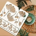 thumbnail image 4 of 1Pc Ginkgo PET Painting Drawing Template Stencil 11.8x11.8inch for Indoor Outdoor Wall Floor Tile, 4 of 9