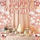 thumbnail image 3 of Conjunto de decoraciones para fiesta de cumpleaños de oro rosa, suministros para fiestas de cumpleañ TOMSHOO Globos de fiesta, 3 of 6