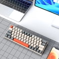 thumbnail image 3 of Teclado mecánico portátil para juegos, compacto, 68 teclas, Mini teclado de oficina con cable, teclado de oficina para Win/Mac/PC/portátil, 3 of 5