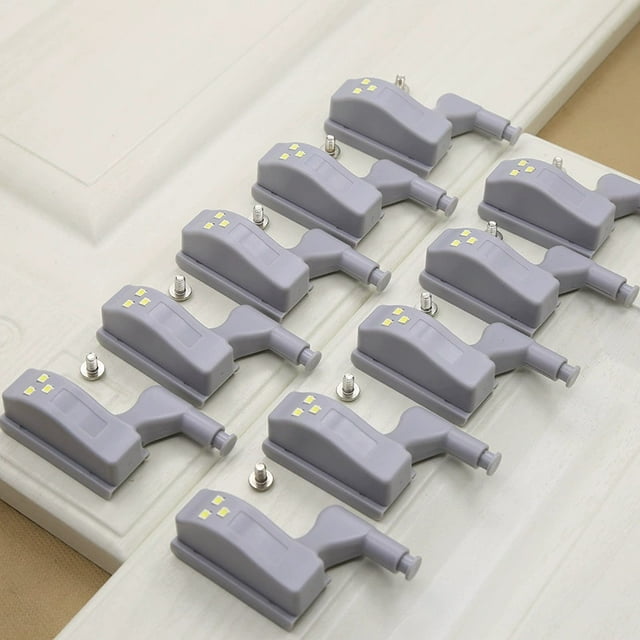 Lámpara de bisagra hidráulica LED para puerta de armario, iluminación de gabinete, lámpara auxiliar, accesorios de hardware para muebles