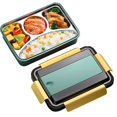 thumbnail image 1 of Advancent Fiambrera portátil Bento Box Caja de alimentos termo de grado alimenticio Contenedor de alimentos resistente al calor Contenedor de almuerzo a Mostrada Verde Advancent HA027876-02, 1 of 1