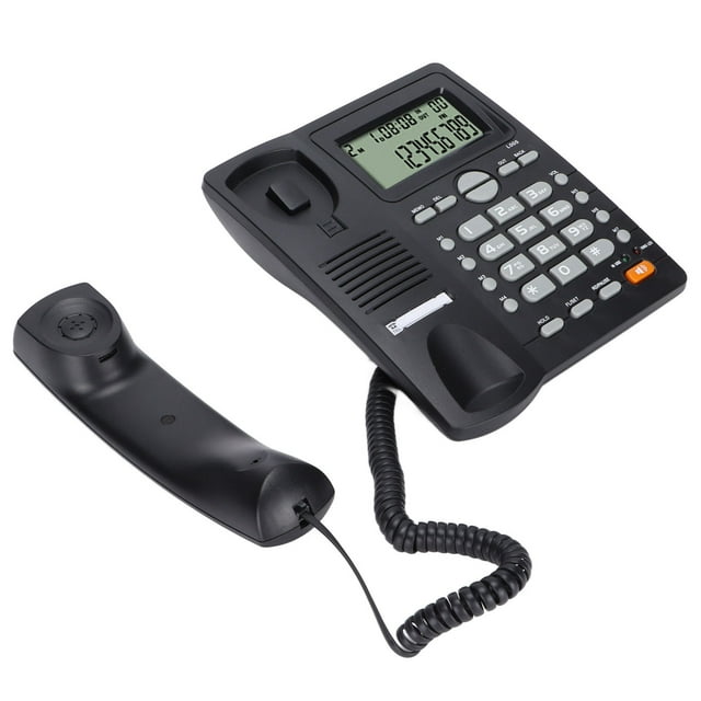 Téléphone Filaire Domestique, Téléphone Filaire à Réduction de Bruit pour la Maison pour le Bureau pour l'Hôtel