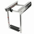 thumbnail image 3 of Pontoon Boat Ladder, Swim Ladder Non-slip 2 Step With Fixed Rope For Swim Platform For Boat Boarding, 3 of 8