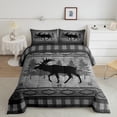 thumbnail image 2 of Castle Fairy Adults Deer Twin Comforter Sets,Geometric Plaid Aztec Bedding Set, 2 of 8