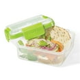 thumbnail image 2 of LocknLock - Set of 2 EasyLunch Double Sandwich Containers, 946mL Capacity, Green, 2 of 4