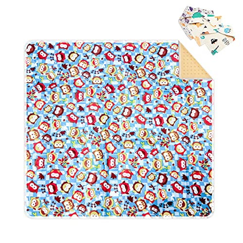 Splat Mat for Under High Chair Floor Mat with Silicone Bottom Baby