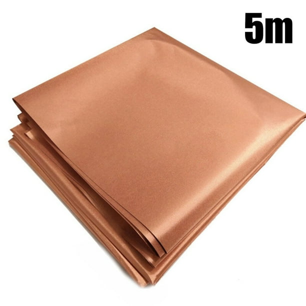 Reliable EMF Shielding Copper Fabric Block RF Radiation EMI EMP 5m Roll