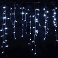 thumbnail image 3 of Guirnalda de cortina LED para ventana, guirnalda de calle para casa, guirnalda de luces de hadas con forma de carámbano, 3 m x 1 m, con enchufe, 3 of 5