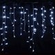 thumbnail image 3 of Guirnalda de cortina LED para ventana, guirnalda de calle para casa, guirnalda de luces de hadas con forma de carámbano, 3 m x 1 m, con enchufe, 3 of 5