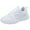 White, variant on Siilsaa Sneakers for Women Walking Shoes Non Slip Lightweight Casual Breathable Tennis Shoes Work Shopping Travel Black,6.5