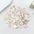 thumbnail image 5 of U8MO 10pcs Pink Jewelry Making Charms Enamel Pendant For DIY Jewelry Making Handmade-10pcs Sheep 19x15mm, 5 of 8