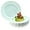 Turquise 10", variant on Smarty Had A Party Elegant Disposable Plastic Dinnerware, 10" Turquoise Dinner Plates for Parties and Events, Heavy Duty Plates for All Occasions (120 Count)