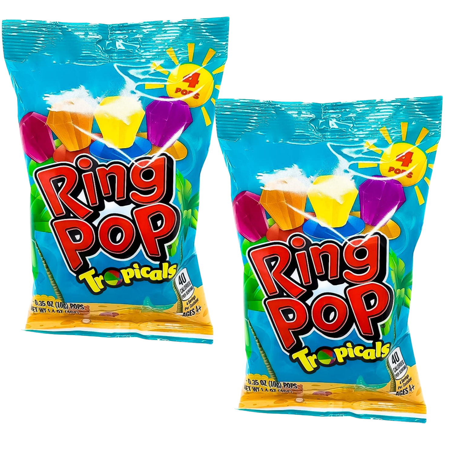 Jumbo Push Pop, Assorted Flavor Spring Lollipop, 1.06oz