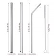 thumbnail image 2 of Environmental Protection Straws Reusable Straws Drinking Reusable Straws Stainless Steel Reusable Metal Straws Reusable Stainless Steel Straws, 2 of 9
