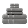 thumbnail image 1 of Juego de 6 Toallas de Microfibra Suaves y Absorbentes Gris | Cuerpo, Manos y Facial | Kyuden Home KYUDEN HOME Classy, 1 of 4