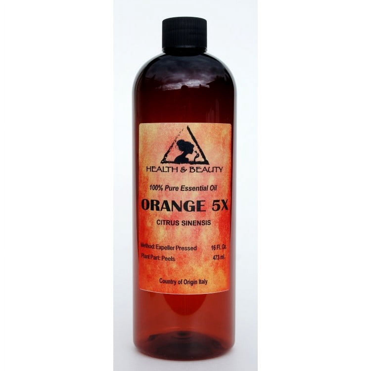 ORANGE 5X (5 FOLD) ESSENTIAL OIL ORGANIC AROMATHERAPY NATURAL 100% PURE 16 OZ