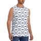 thumbnail image 2 of Fotbe Hipster Mustache Men's Camiseta sin Mangas Estampada para Hombres, Playera Casual para Gimnasio, Entrenamiento, Playa-X-Large, 2 of 7