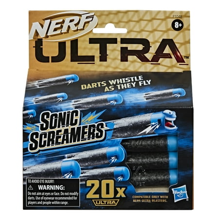 Nerf Ultra Sonic Screamers 20-Dart Refill Pack, Includes 20 Darts, for Ages 8 and Up