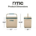thumbnail image 5 of RTIC 8 QT Hard-Sided Personal Cooler, Fits 12 Cans, Road Trip, Beach/Marine, 5 of 9
