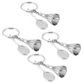 thumbnail image 3 of Bolas de la raqueta de bádminton Llavero Key Chains Collectable DIY Llaveros Accesorios deportivos para regalos de cumpleaños Festival Souvenir 4 piezas Inevent HA011031-00, 3 of 5
