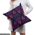 thumbnail image 5 of Ambesonne Nature Fabric by the Yard Upholstery, Leafy Pattern Modern Floral, 3 Yards, Dark Purple Pink Violet, 5 of 5
