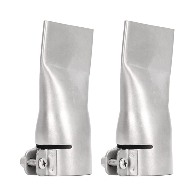 Flat Wide Mouth Welding Nozzle, Heat Welding Nozzle Stainless Steel 2Pcs For Replacement