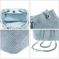 thumbnail image 6 of PIKADINGNIS Women's Full Rhinestones Bucket Bag Mini/Small Crossbody Shoulder Evening Shinny Bling Clutch Purse Bucket Handbag, 6 of 6
