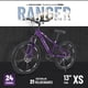 thumbnail image 2 of Rocatomic | Bicicleta Ranger | Rodada 24 | 21 Velocidades | Frenos Disco Mecánico | Cuadro 13” | Suspensión Delantera (Morado), 2 of 2