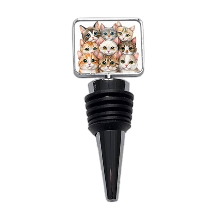 Sweet Javanese Cats Wine Bottle Stopper Cap Plug