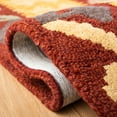 thumbnail image 5 of SAFAVIEH Aspen Edna Tribal Area Rug, Red/Gold, 7' x 7' Round, 5 of 7