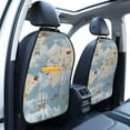 thumbnail image 2 of Goofa Animals Travel World Map Pattern Car Back Seat Protector for Kids (2 Pack) ,Anti-kick Storage Mat for Car Seats,Shields from Footprints, 2 of 6