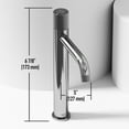 thumbnail image 4 of VIGO Cypress Concreto Stone Rectangular Bathroom Vessel Sink in Gray with Apollo Vessel Faucet and Pop-Up Drain in Chrome-VGT2103, 4 of 14