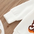 thumbnail image 2 of Gibobby Blusas De Niños Camisa deportiva de manga larga con estampado de para niños pequeños y niñas, ropa para niños(Blanco, 3-6 Meses), 2 of 5