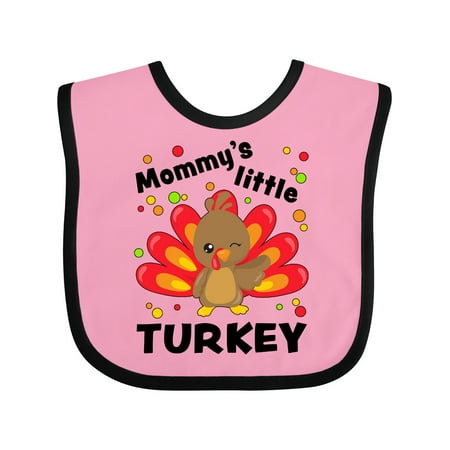 

Inktastic Mommy s Little Turkey Gift Baby Boy or Baby Girl Bib