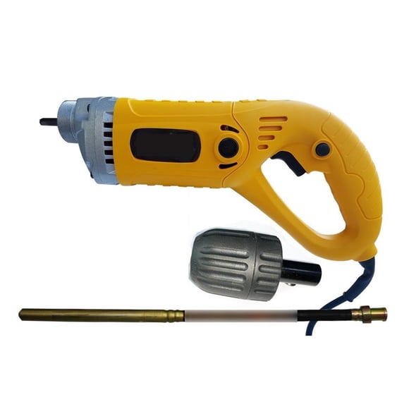 Hand Held Power Concrete Vibrators Cement Bubble Remover With 1M 1.2M 1.5M Copper Rod Concrete Tools ,Easy to Operate