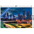 thumbnail image 3 of Cityscapes - Charlotte, North Carolina Wall Poster, 22.375" x 34", 3 of 3
