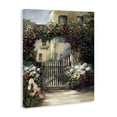 thumbnail image 3 of Stupell Industries Courtyard Gate with Florals Canvas Wall Art, design by Nan, 48 x 36, 3 of 7