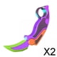 thumbnail image 1 of Cuchillo de Rábano Mini Hugo Juguete Sensorial 2 Piezas, 1 of 8