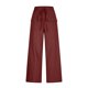 thumbnail image 4 of Pantalones Elásticos de Cintura para Mujeres Pantalones Largos de Cordón de Mezcla de Lino Sólido con Bolsillos Laterales Casual, Pantalones de Lino de Mujer con Bolsillos, 4 of 7